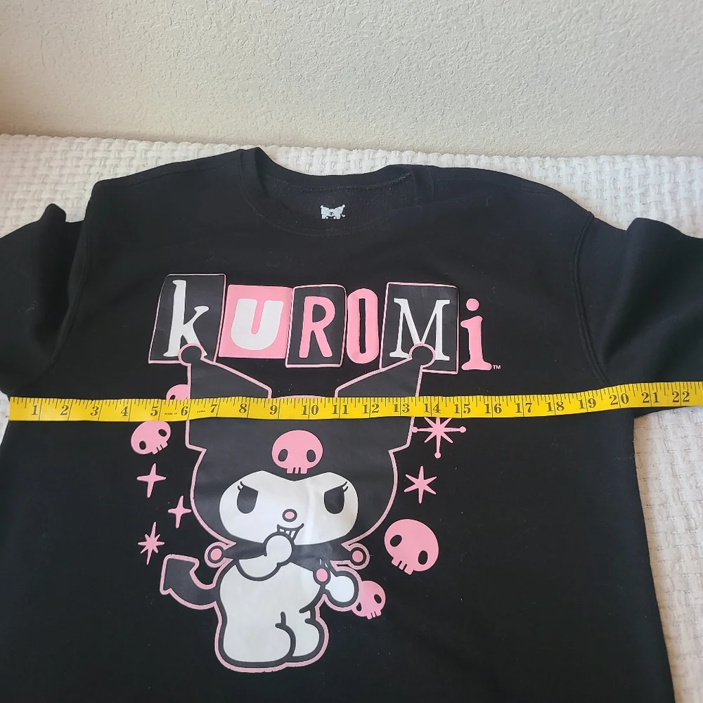 Kuromi Black Sweater by Sanrio Women's Size L - Picture 5 of 7